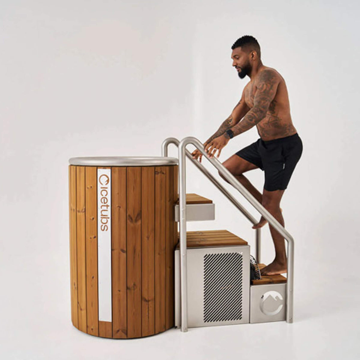 ThermoWood & Fiberglass Cold Plunge Immersion Tub