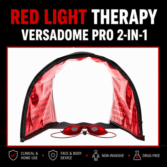 Red Light Therapy VersaDome Pro 2-in-1 – Face & Body Device with 1,998 LEDs